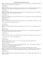 Tổng hợp bài tập tính khoảng cách