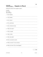 Bài tập ngữ pháp tiếng anh cơ bản luyện thi Toeic và đại học (Elementary)