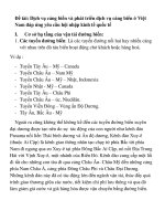 Đề tài dịch vụ cảng biển và phát triển dịch vụ cảng biển ở việt nam đáp ứng yêu cầu hội nhập kinh tế quốc tế 