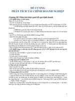 Đề cương Phân tích TCDN