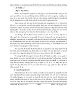 LUẬN VĂN QUYỀN VÀ NGHĨA VỤ CỦA NGƯỜI SỬ DỤNG ĐẤT KHI NHÀ NƯỚC THỰC HIỆN ĐỀN BÙ VÀ GIẢI PHÓNG MẶT BẰNG
