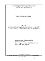 Giải bài toán tính ph của dung dịch   phép lấy gần đúng áp dụng trong bài toán tính ph 