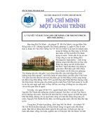 Bài thu hoạch tư tưởng Hồ Chí Minh sau chuyến tham quan Bảo tàng Hồ Chí Minh, Bến cảng Nhà Rồng