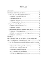 Xác định thị trường mục tiêu và một số kiến nghị đối với hoạt động thu huỳt khách của khách sạn công đoàn