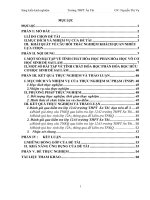 skkn xây dựng và tuyển chọn một số bài trắc nghiệm khách quan nhiều lựa chọn về tính chất hóa học mà học sinh dễ nhầm trong chương trình THPT 