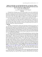 Nghiên cứu độ nhạy của mô hình khí hậu khu vực RegCM3. Phần I: Ảnh hưởng của điều kiện biên đến kết quả mô phỏng khí hậu hạn mùa khu vực Việt Nam và Đông Nam Á