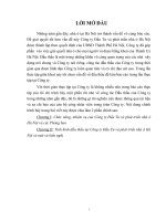 Tình hình đấu thầu tại công ty đầu tư và phát triển nhà ở hà nội và một và kiến nghị