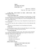 giáo án mầm non chủ điểm bản thân, chủ đề bé là ai