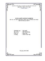 skkn sử dụng đồ dùng dạy học mỹ thuật lớp 6,7 trong trường THCS 