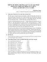 NHỮNG HƯ HỎNG THƯỜNG GẶP VÀ CÁC GIẢI PHÁP KHẢO SÁT, THIẾT KẾ TRONG SỬA CHỮA, NÂNG CẤP HỒ CHỨA VỪA VÀ NHỎ
