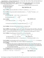 toàn bộ 14 đề thi thử Môn Toán THPT quốc gia chạy nước rút