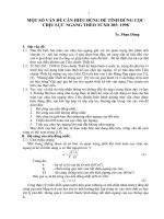 MỘT SỐ VẤN ĐỀ CẦN HIỂU ĐÚNG ĐỂ TÍNH ĐÚNG CỌC CHỊU LỰC NGANG THEO TCXD 205: 1998