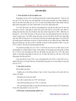 Các CTTC và sự ra đời phát triển các CTTC ở việt nam