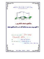 Kinh nghiệm biên soạn đề kiểm tra môn công nghệ 8 