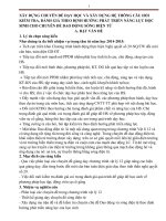 skkn xây DỰNG CHUYÊN đề dạy học và xây DỰNG hệ THÔNG câu hỏi KIỂM TRA, ĐÁNH GIÁ THEO ĐỊNH HƯỚNG PHÁT TRIỂN NĂNG lực học 