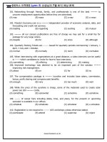 Trắc nghiệm môn tiếng anh đề 6