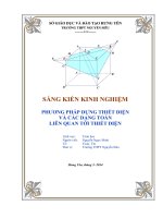 skkn  phương pháp dựng thiết diện và các dạng toán các dạng toán liên quan tới thiết diện 