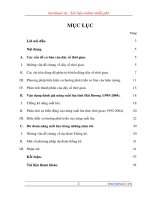 Vận dụng phương pháp dãy số thời gian đánh giá năng suất lúa tỉnh hải dương giai đoạn 1995 2004 và dự đoán đến năm 2007 