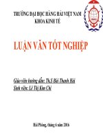 MỘT số BIỆN PHÁP NÂNG CAO HIỆU QUẢ CÔNG tác     GIÁM ĐỊNH tại CÔNG TY cổ PHẦN VINACONTROL, CHI NHÁNH hải PHÒNG 