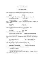 ĐỀ THI TRẮC NGHIỆM KINH TẾ CHÍNH TRỊ