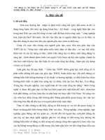Sử dụng sơ đồ khối để dạy phần nguyên lí làm việc của một số hệ thống trong động cơ đốt trong 