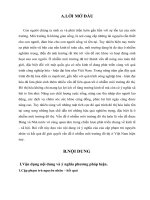 vận dụng cặp phạm trù nguyên nhân  kết quả để giải quyết vấn đề môi trường ở việt nam