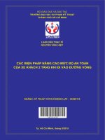 Các biện pháp nâng cao mức độ an toàn của xe khách 2 tầng khi đi vào đường vòng
