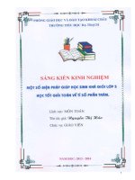 skkn giúp học sinh lớp 5 giải tốt bài toán về tỉ số phần trăm 