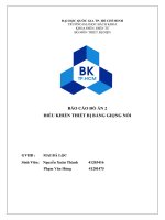 báo cao đồ án   điều khiển thiết bị bằng giọng nói