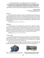 ỨNG DỤNG CÔNG NGHỆ THẤM CARBON để NÂNG CAO độ bền mòn của bộ TRUYỀN BÁNH RĂNG HÀNH TINH CHẾ tạo BẰNG THÉP 18хгт 