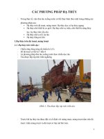 CÁC PHƯƠNG PHÁP hạ THỦY 