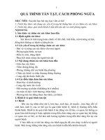 QUÁ TRÌNH tàn tật, CÁCH PHÒNG NGỪA 