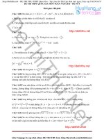 Đề thi thử THPT QG môn toán 2016 số 4