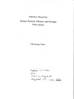 Solution manual for chen 