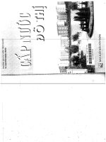 GIÁO TRÌNH CẤP NƯỚC ĐÔ THỊ, ĐẠI HỌC KIẾN TRÚC HÀ NỘI