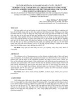 NGHIÊN cứu sự ẢNH HƯỞNG của một số THAM số CÔNG NGHỆ đến góc NGHIÊNG GIỚI hạn CHI TIẾT THÀNH MỎNG CHẾ tạo bởi CÔNG NGHỆ tạo HÌNH BẰNG TIA LASER 