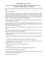 phần 3: MỘT SỐ KỸ NĂNG CƠ BẢN TRONG LÃNH ĐẠO QUẢN LÝ CỦA CÁN BỘ LÃNH ĐẠO QUẢN LÝ Ở CƠ SỞ