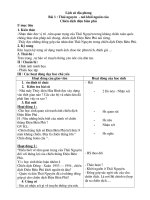 Giáo án lịch sử  địa lý thái nguyên đầy đủ