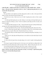 ĐỀ CƯƠNG ÔN THI TỐT NGHIỆP MÔN MÁC-TƯ TƯỞNG