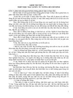 phần 1: Các câu hỏi và bài làm có liên hệ đầy đủ  thi Tốt nghiệp Trung cấp LLCTHC   (có đủ cả 3 khối kiến thức)