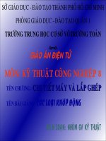 Giáo án điện tử Kỹ thuật công nghiệp 8