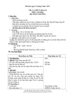 giáo án lớp 2 tuần 2, năm học mới