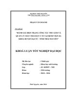 Đánh Giá Khả Năng Sản Xuấtcủa 3 Tổ Hợp Đực Lai Cuối Cùng Nuôi Tại Trại Giống Lợn Tân Thái Đồng Hỷ - Thái Nguyên