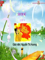 Lich su 4  nha ly doi do ra thang long Bài giảng điện tử
