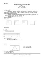 Giáo án lớp 1 tuần 7, 20152016