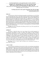 NGHIÊN cứu ẢNH HƯỞNG của các yếu tố CÔNG NGHỆ đến CHẤT LƯỢNG lớp PHỦ hồ QUANG điện AISI 316 