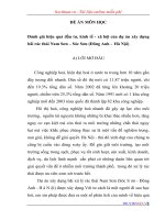 Đánh giá hiệu quả đầu tư, kinh tế   xã hội của dự án xây dựng bãi rác thải nam sơn – sóc sơn (đông anh   hà nội)