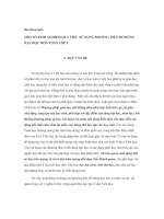 Một số kinh nghiệm qua việc sử dụng phương tiện, đồ dùng dạy học đối với môn toán 