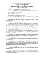 Skkn một số biện pháp nhằm tổ chức tốt ngày hội, ngày lễ trong trường mầm non 