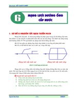 CHƯƠNG 6 MẠNG LƯỚI ĐƯỜNG ỐNG CẤP THOÁT NƯỚC